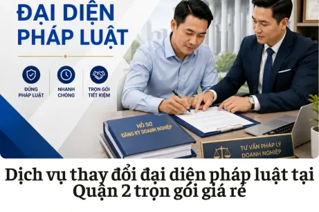 Dịch vụ thay đổi đại diện pháp luật tại Quận 2